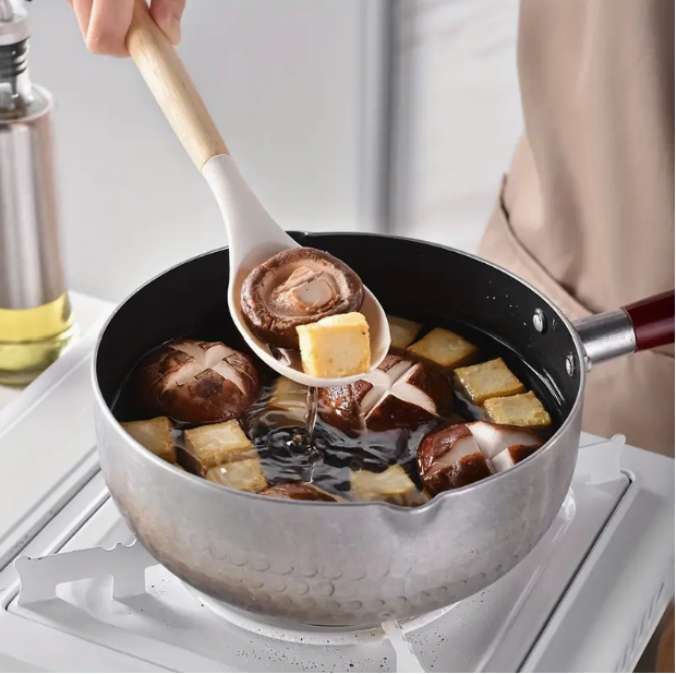 12pcs/set, White Silicone Utensil Set, Kitchen Utensil Set With Wooden Handle, Safety Cooking Utensils With Storage Bucket, Non-Stick Cooking Utensils, Kitchen Tools Set, Washable Modern Cookware, Apartment Dorm Essentials, Home, Kitchen Supplies