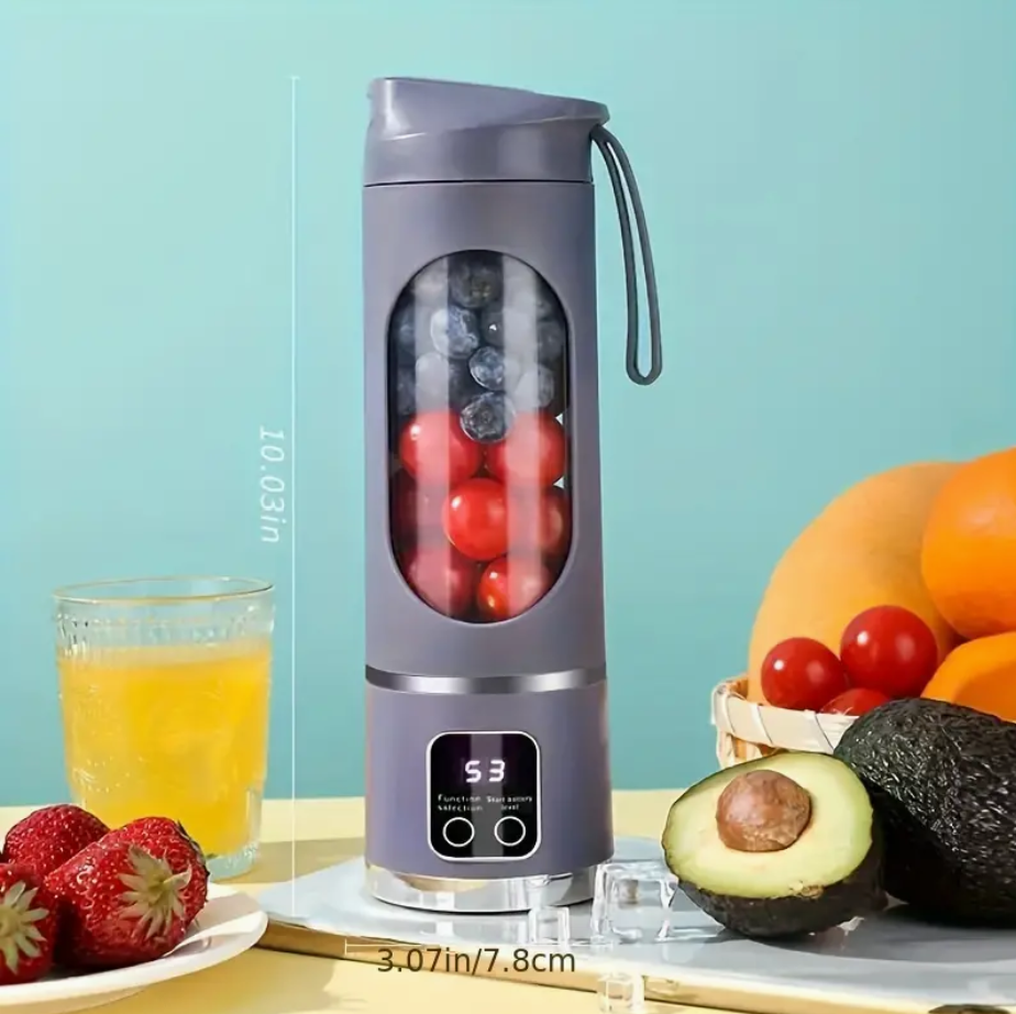 Portable USB-Rechargeable Blender & Juicer - Easy Clean, Perfect for Fruit & Vegetable Drinks, Milkshakes